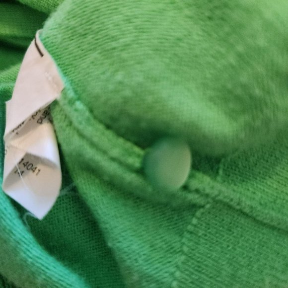 J Crew Clare Cardigan Green Sweater Size Large - Picture 10 of 15